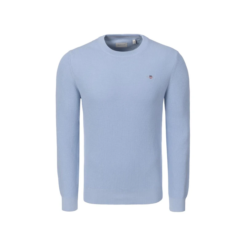 GANT Micro Textured Cotton C-Neck