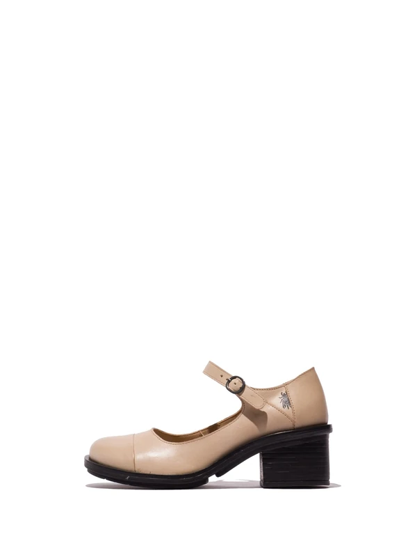 Fly London Women's CODY877FLY Mary Jane, Taupe, 3 UK