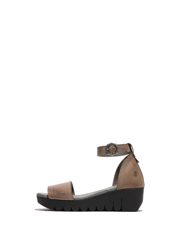 Fly London VOIK386FLY, Sandal Women's Fashion Shoes, GREY, 5