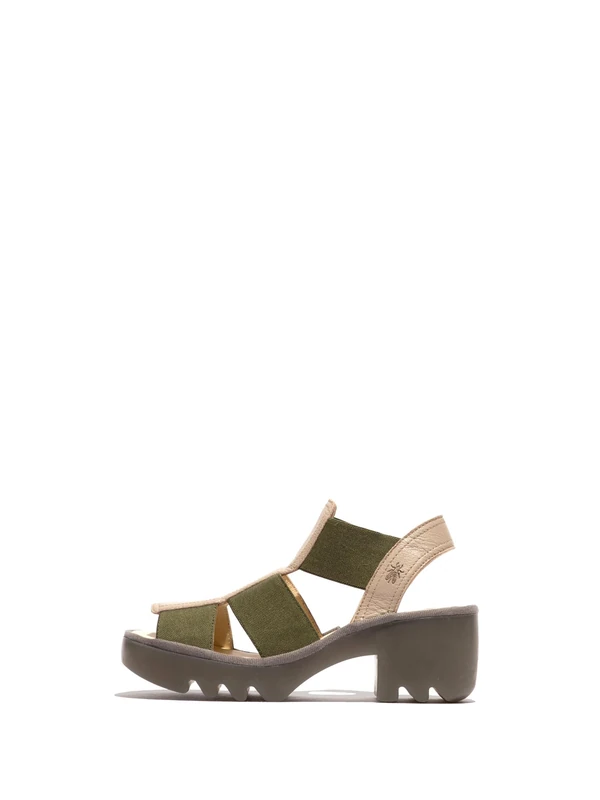 Fly London TEEV615FLY, Sandal Women's Fashion Shoes, TAUPE/KHAKI, 6