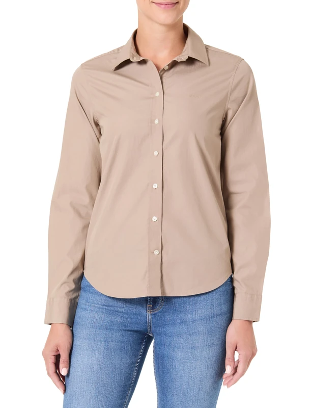 GANT Men's Reg Classic Poplin Shirt, Muted Turquoise, 4XL