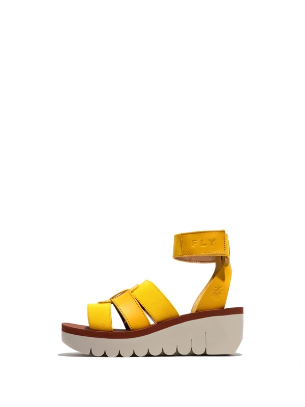 Fly London YORY430FLY, Sandal Women's Fashion Shoes, YELLOW, 6