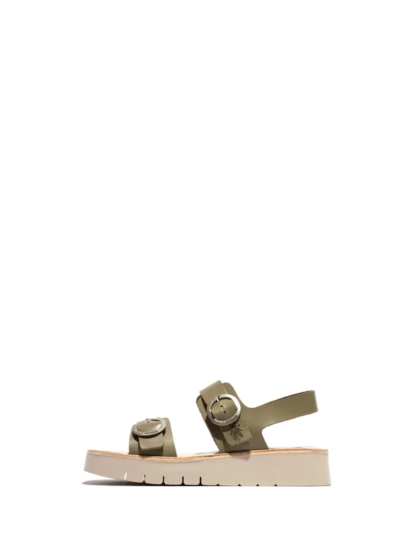 Fly London SOLB260FLY, Sandal Women's Fashion Shoes, SMOG/NATURAL, 8