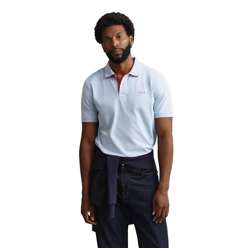 GANT REG Contrast Pique SS Polo Shirt