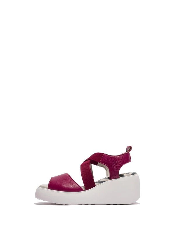 Fly London DORF407FLY, Sandal Women's Fashion Shoes, BERRY, 4