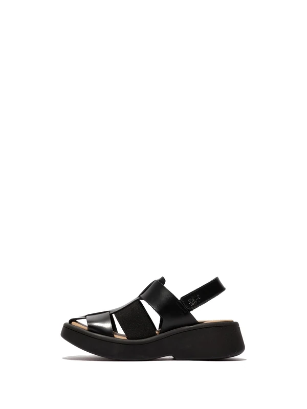 Fly London Women's MING201FLY Sandal, Black, 3 UK
