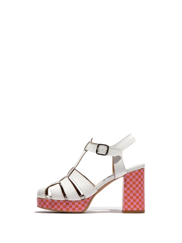 Fly London EVIT452FLY, Sandal Women's Fashion Shoes, WHITE, 8