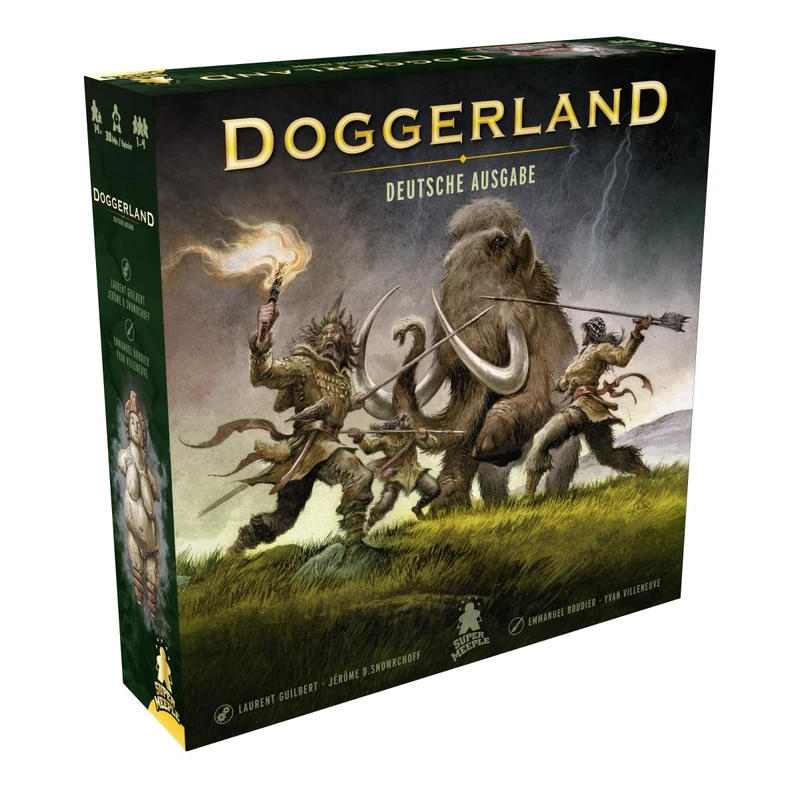 Doggerland - Strategic Connoisseur Game with Worker Placement & Resource Management in the Stone Age - For 1-4 Players from 12 Years - German - ELZNIR GAMES