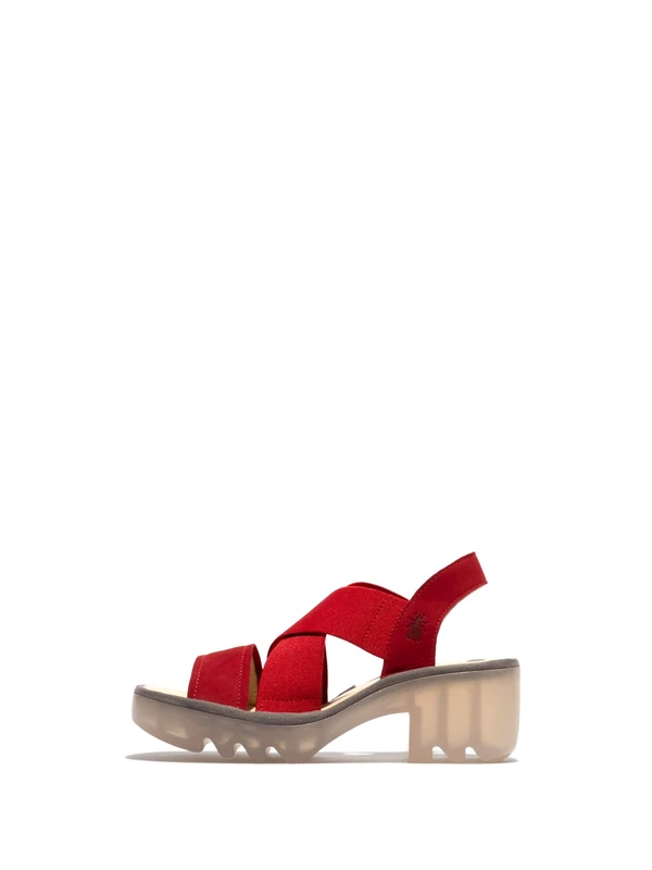 Fly London TAJI502FLY, Sandal Women's Fashion Shoes, LIPSTICK RED, 2