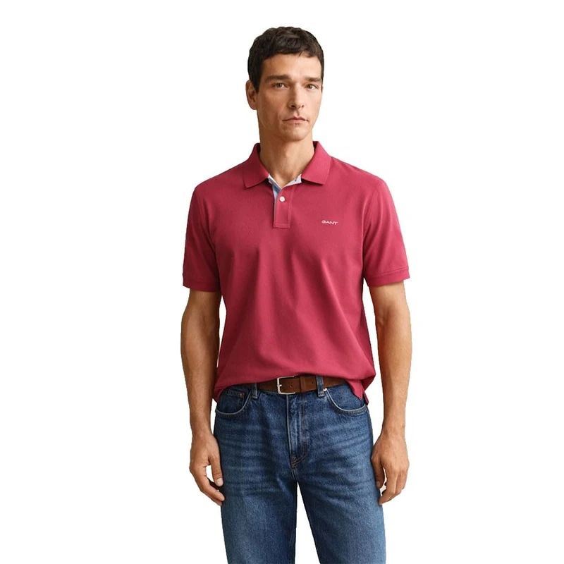 GANT REG Contrast Pique SS Polo Shirt
