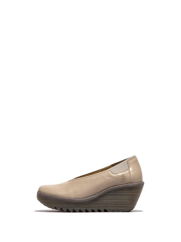 Fly London Women's YOZA438FLY Moccasin, Taupe, 4 UK - Image 1