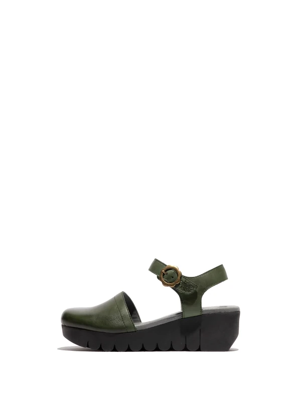 Fly London VIZI385FLY, Sandal Women's Fashion Shoes, GREEN, 3