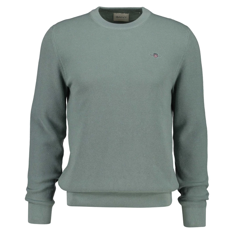 GANT Micro Textured Cotton C-Neck