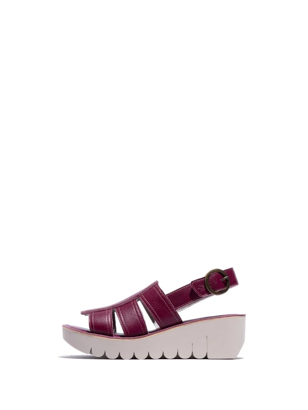 Fly London YOLF400FLY, Sandal Women's Fashion Shoes, BERRY, 7