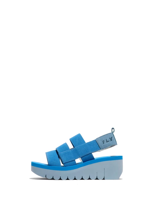 Fly London YERE847FLY, Sandal Women's Fashion Shoes, AZURRE, 5