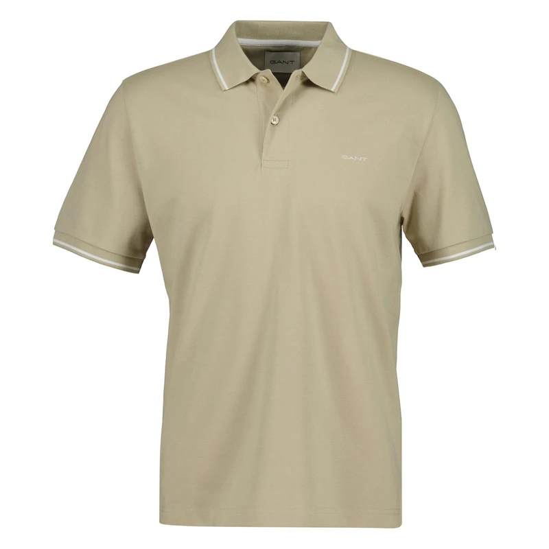 GANT Tipping SS Pique Polo Shirt