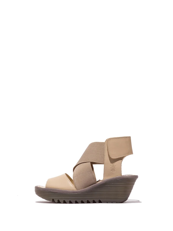 Fly London YUBA385FLY, Sandal Women's Fashion Shoes, TAUPE, 3