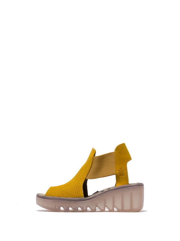 Fly London BIGA412FLY, Sandal Women's Fashion Shoes, YELLOW, 4