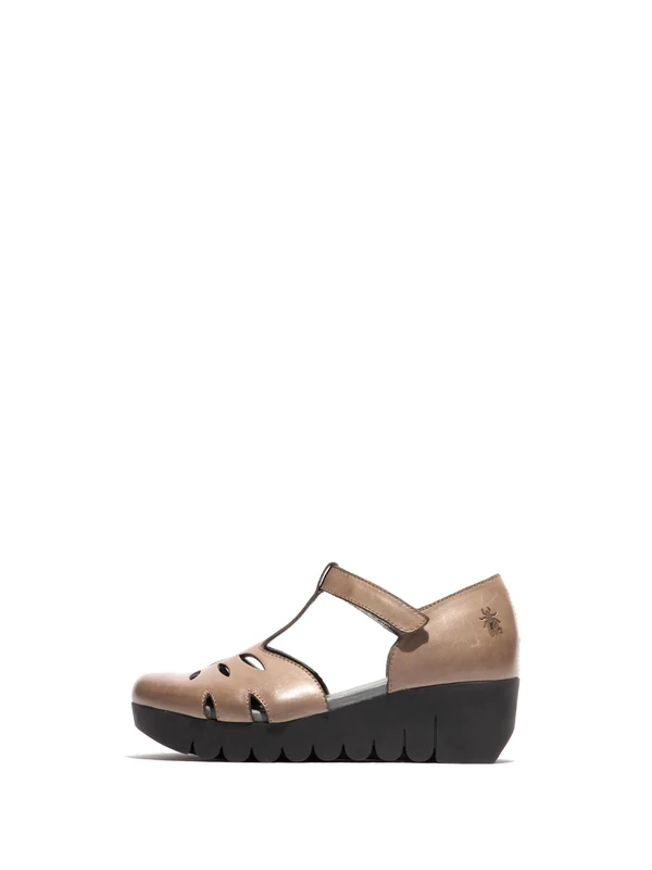 Fly London Women's VELT224FLY Sandal, Grey, 3 UK