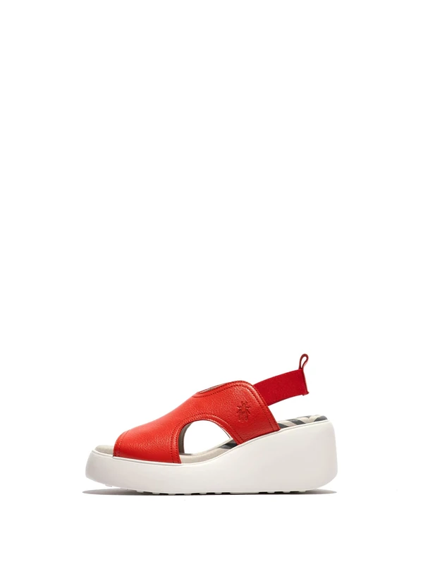 Fly London Women's DUJI410FLY Sandal, Devil RED, 4 UK - Image 1