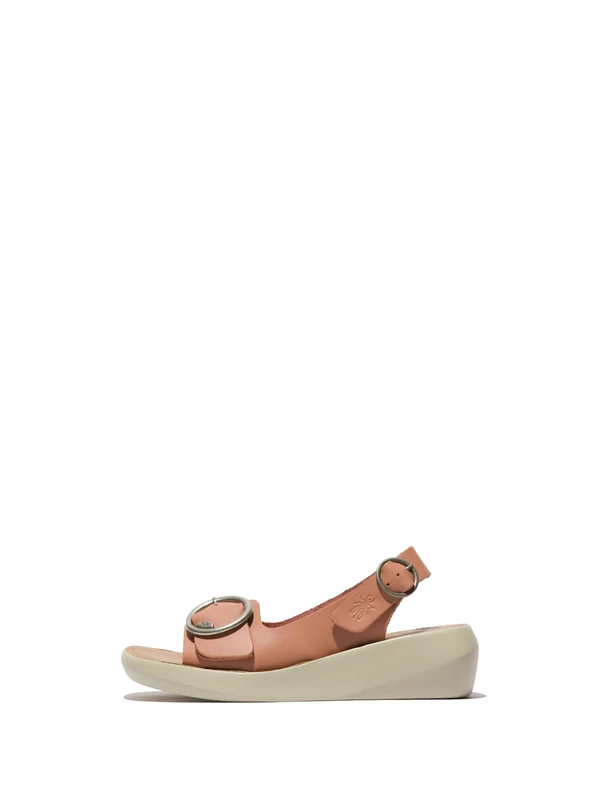 Fly London BERK754FLY, Sandal Women's Fashion Shoes, NUDE PINK, 8