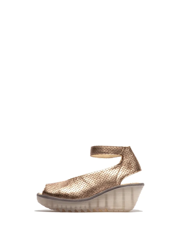 Fly London Women's YALA376FLY Sandal, Sahara, 4 UK