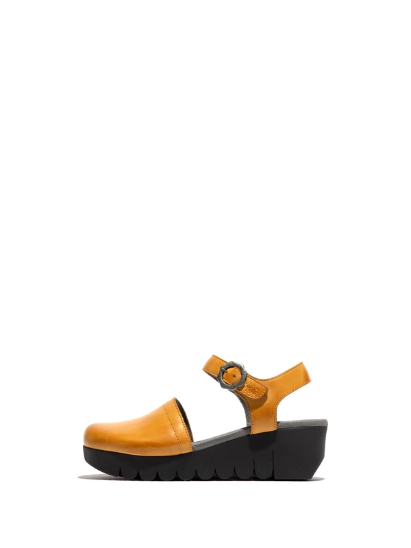 Fly London VIZI385FLY, Sandal Women's Fashion Shoes, MUSTARD, 3