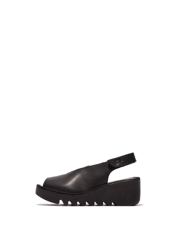 Fly London BAYE386FLY, Sandal Women's Fashion Shoes, BLACK, 6