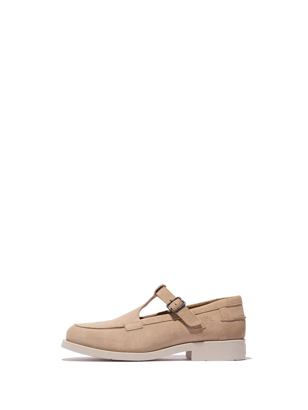 Fly London Women's ROZI209FLY Mary Jane Flat, Taupe, 3 UK
