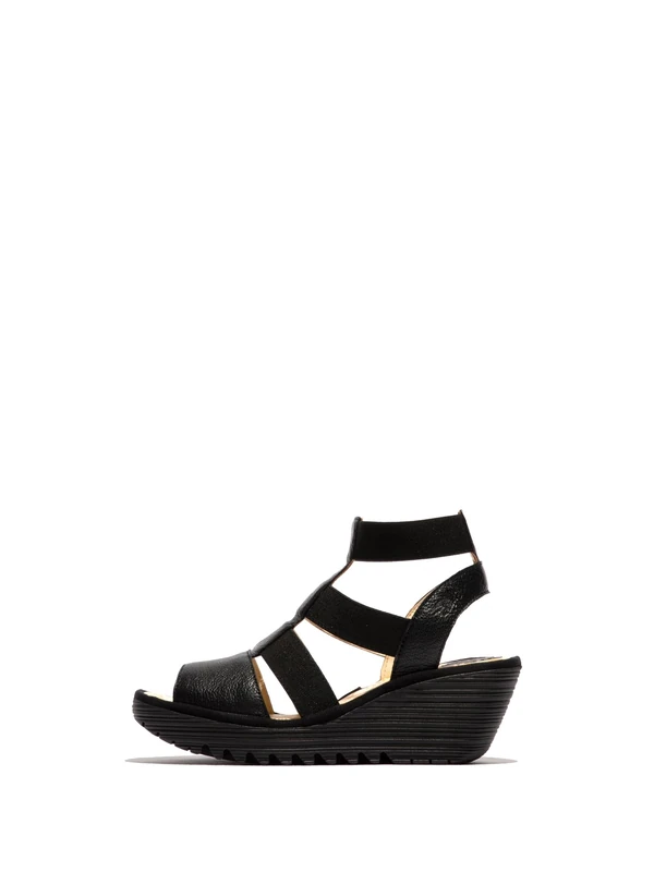 Fly London YOKA622FLY, Sandal Women's Fashion Shoes, BLACK, 7