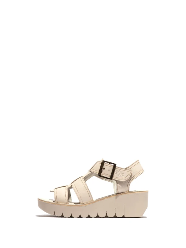 Fly London YUDD236FLY, Sandal Women's Fashion Shoes, OFF WHITE, 6