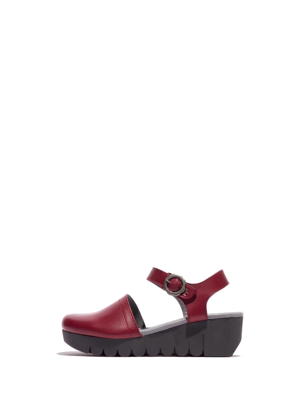 Fly London VIZI385FLY, Sandal Women's Fashion Shoes, BURGUNDY, 7
