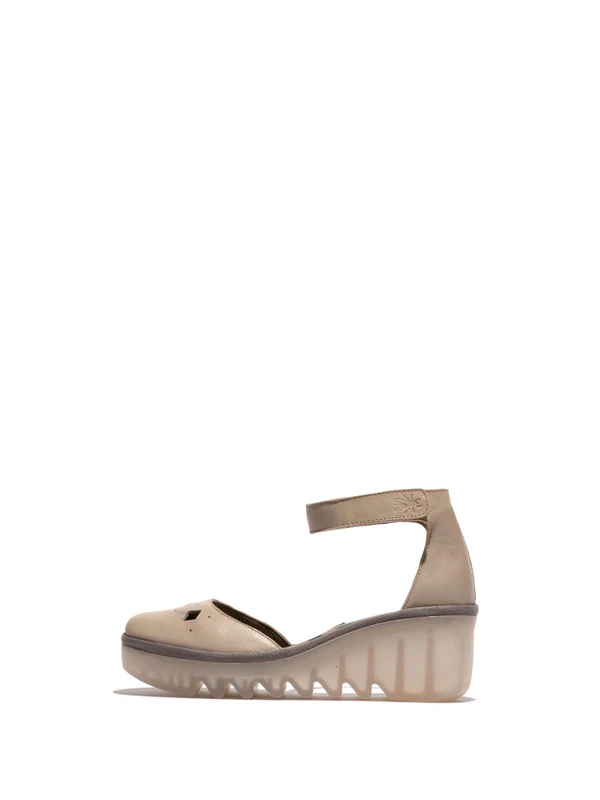 Fly London BOIJ626FLY, Sandal Women's Fashion Shoes, TAUPE, 4