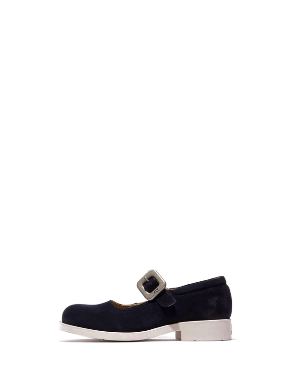 Fly London RADY210FLY, Mary Jane Flat Women's Fashion Shoes, Navy, 5