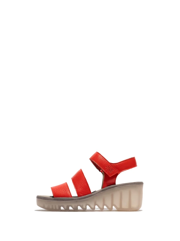 Fly London BEXY575FLY, Sandal Women's Fashion Shoes, DEVIL RED, 7