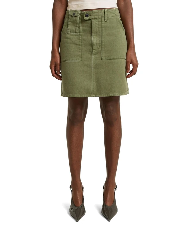 G-STAR Short Cargo Skirt wmn, Colour Green, Size 32