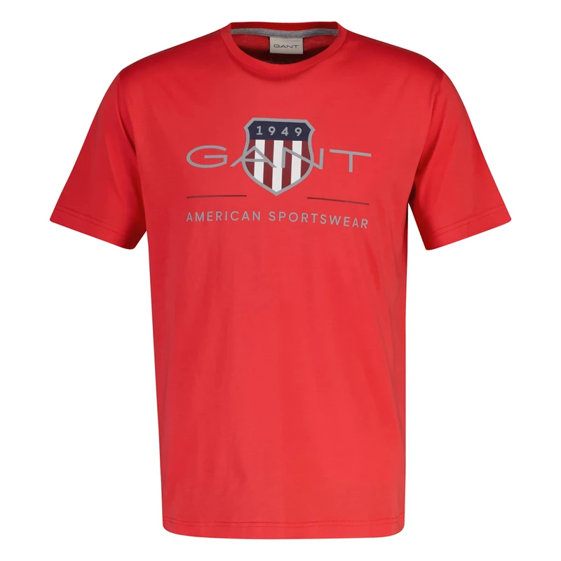 GANT REG Archive Shield SS T-Shirt Rose-red