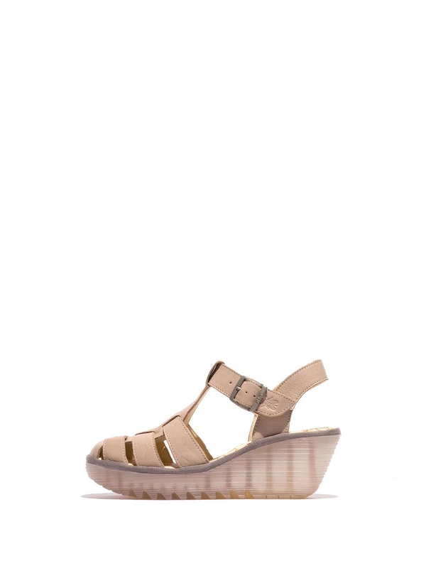 Fly London YERU619FLY, Sandal Women's Fashion Shoes, TAUPE, 6