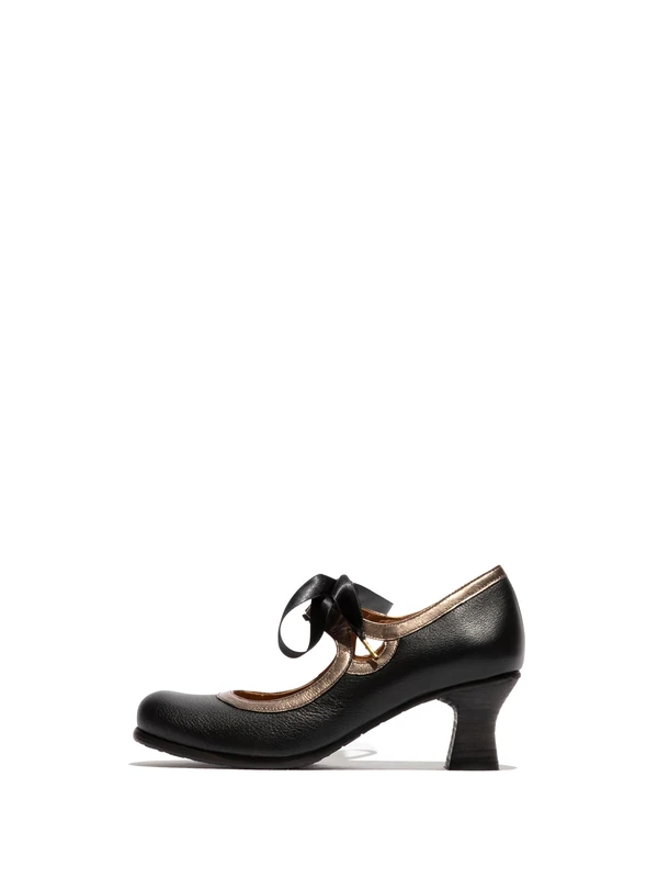 Fly London BUPY464FLY, Moccasin Women's Fashion Shoes, Black/Graphite, 2