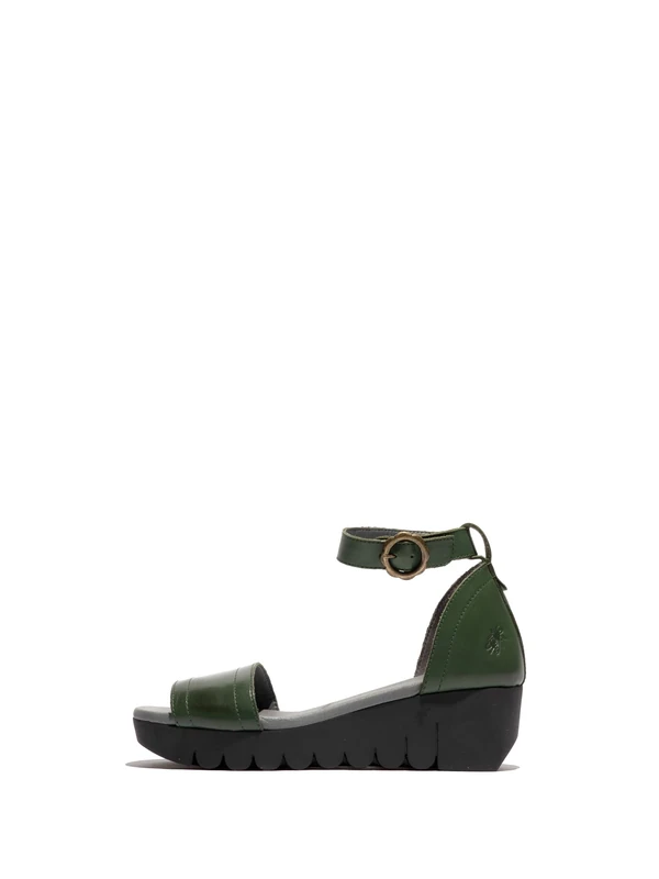 Fly London VOIK386FLY, Sandal Women's Fashion Shoes, GREEN, 8
