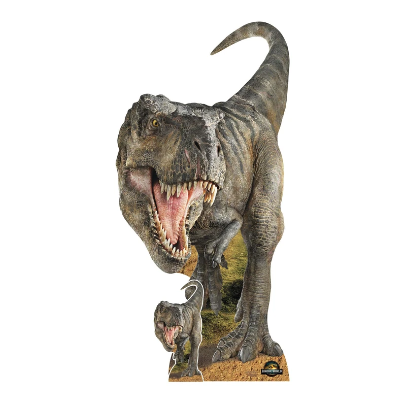 Star Cutouts SC4858 Tyrannosaurus Rex Jurassic World Rebirth Cardboard Cutout 185cm – Official Lifesize Dino Party Display