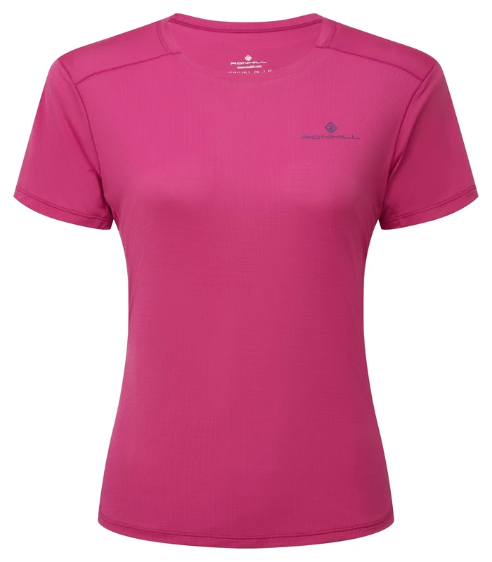 Ronhill Running, Wmn's Tech S/S Tee, Exuberance/ClassicBlue, 16