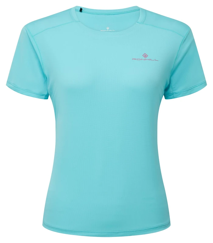 Ronhill Running, Wmn's Tech S/S Tee, Larimar/Exuberance, 12