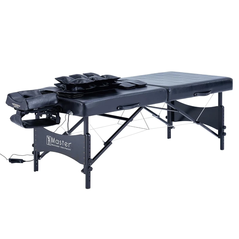 Master Massage Monaco Airwave Full Body Stretching Table, 76cm, Portable Airwave, Airbag Tables with 3D Lumbar Traction for Prossfional and Home use.
