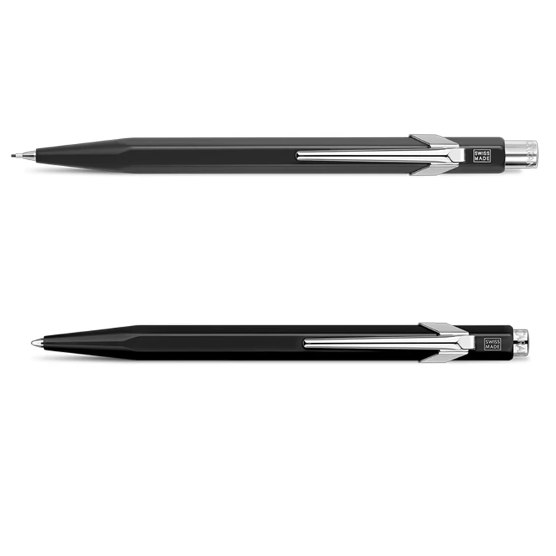 Caran d'Ache 849 Set: Ballpoint Pen & Mechanical Pencil, Black