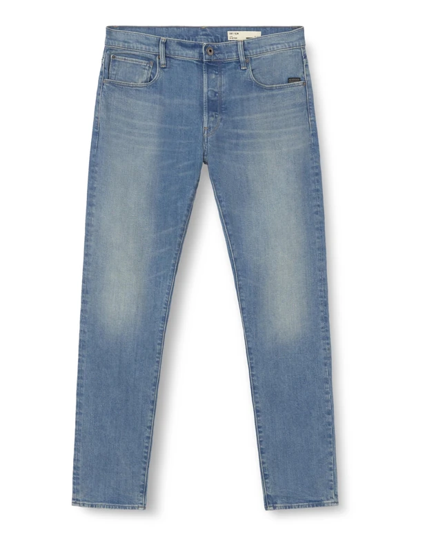 G-Star Men's 3301 Slim Jeans, Colour Blue, Size: Waist 36, Inseam 34