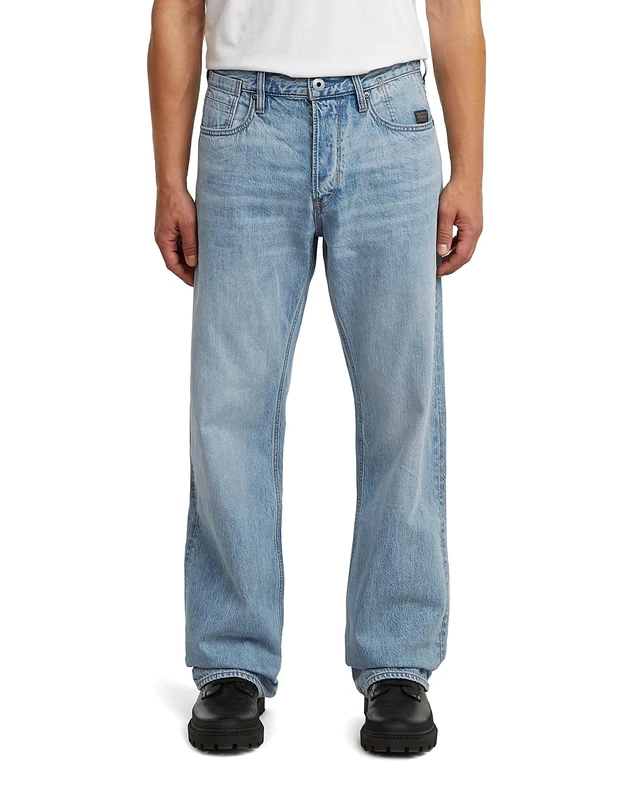 G-Star Men's Deeggie Relaxed Straight, Colour Blue, Size: Waist 33, Inseam 32