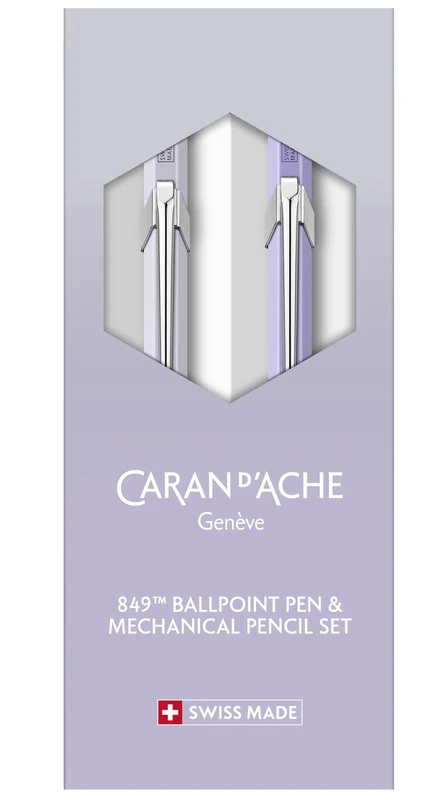 Caran d'Ache Special Edition 849 BP & 844 MP 0.5 mm Set - Blooming Lavender