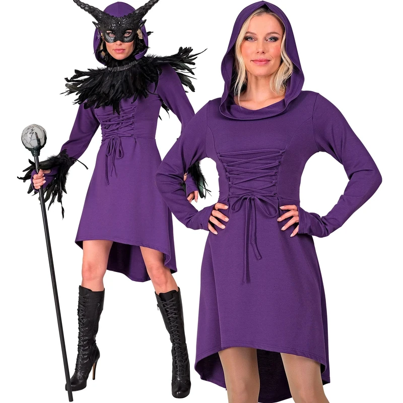 W WIDMANN MILANO Party Fashion 13864 Mittelalter/Gothic-kleid Medieval Dress, Purple, XL
