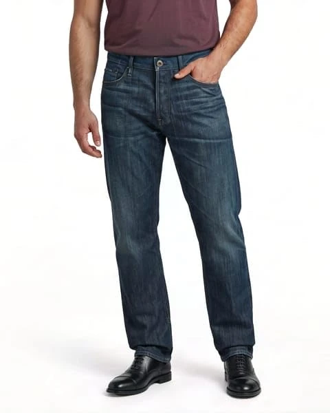 G-Star Men's Dakota Regular Straight Jeans, Colour Blue, Size: Waist 34, Inseam 30